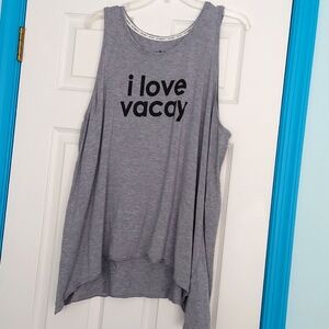 Peace Love World tunic tank